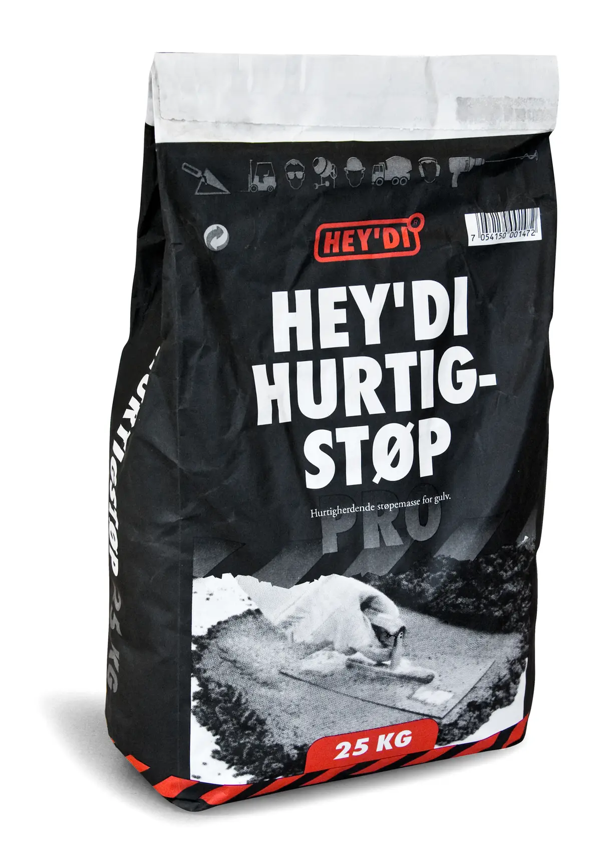 Heydi Hurtigstøp 25kg Støp