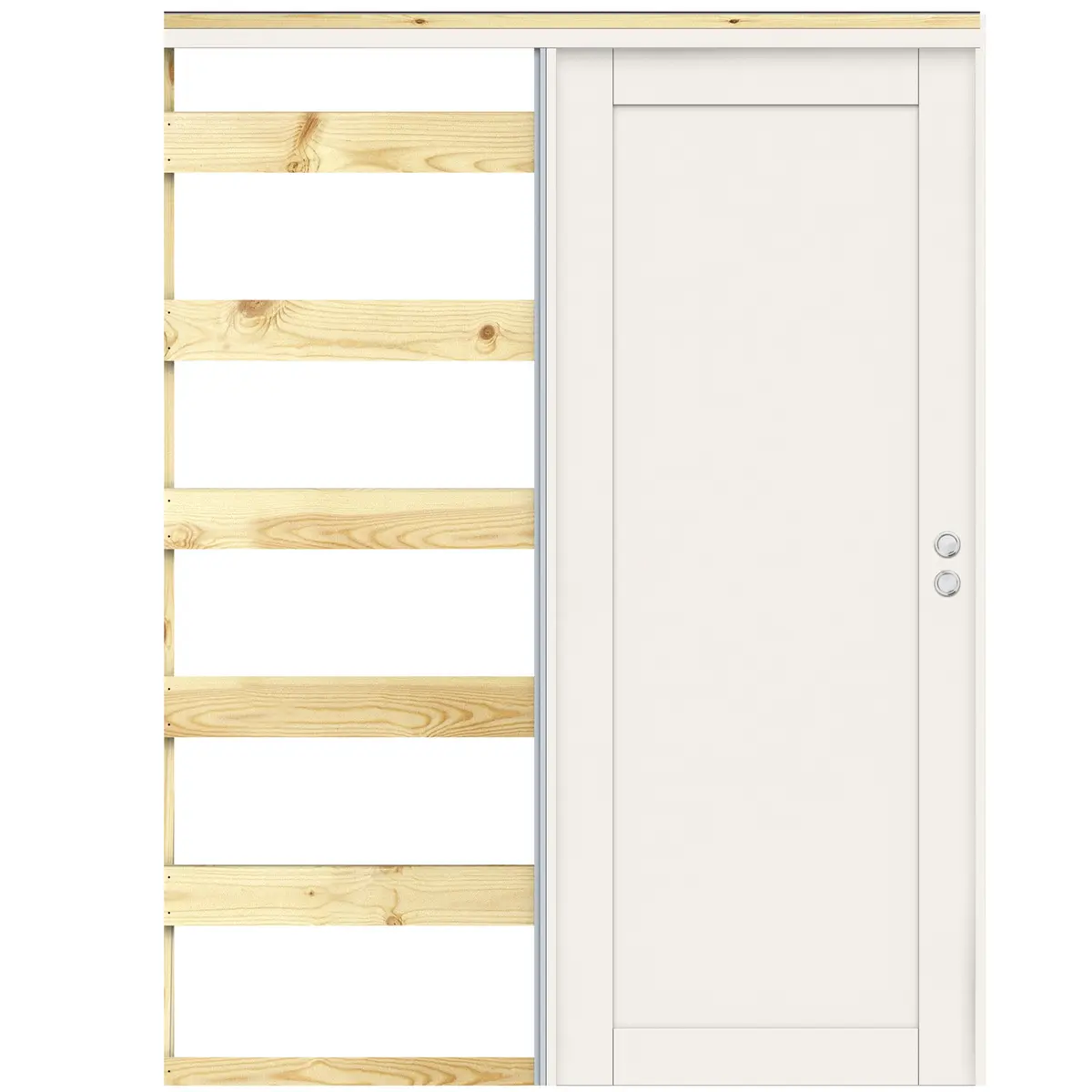 Dør Sd Unique 01l 7x21 Klass Hvit
