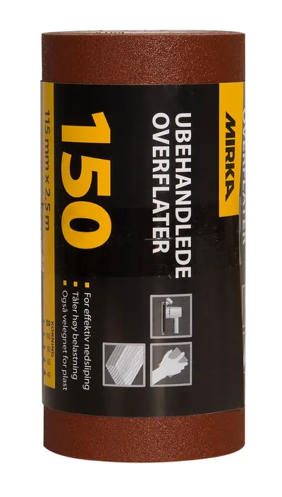 Sliperull Ubehandlede Overflater P150 - Mirka