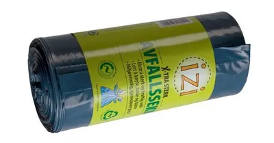 Avfallssekk Izi Blå X-tra Sterk 125 L, 6 Stk - Norfolier