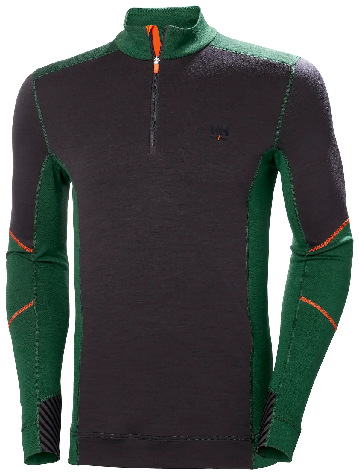 Undertrøye 1/2zip 75107 Grønn M