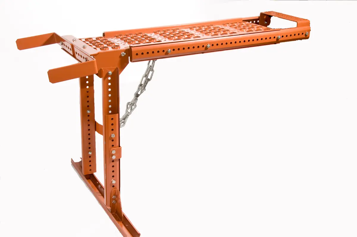 Pipeplattform 130 Mørk Rød