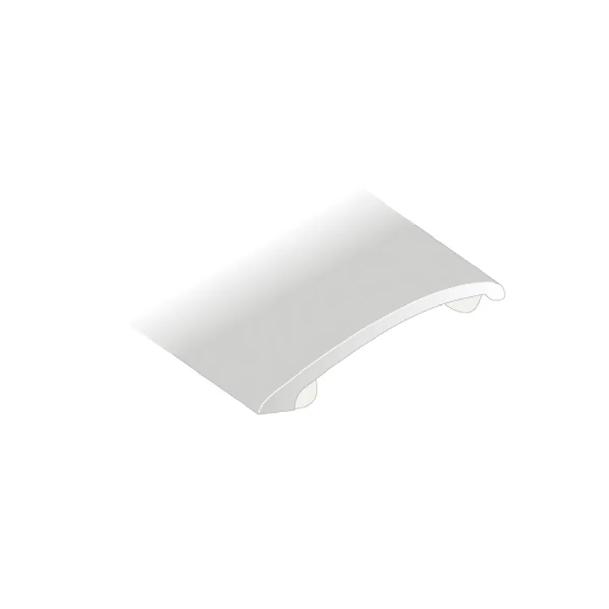 Nivålist Fix Sølv 1000x40x0-10mm