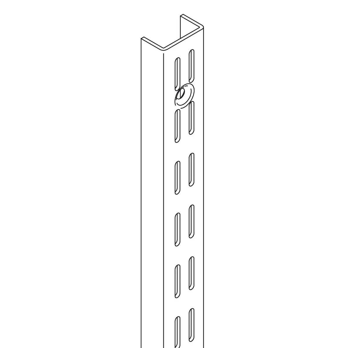 Veggskinne 2310 Hvit