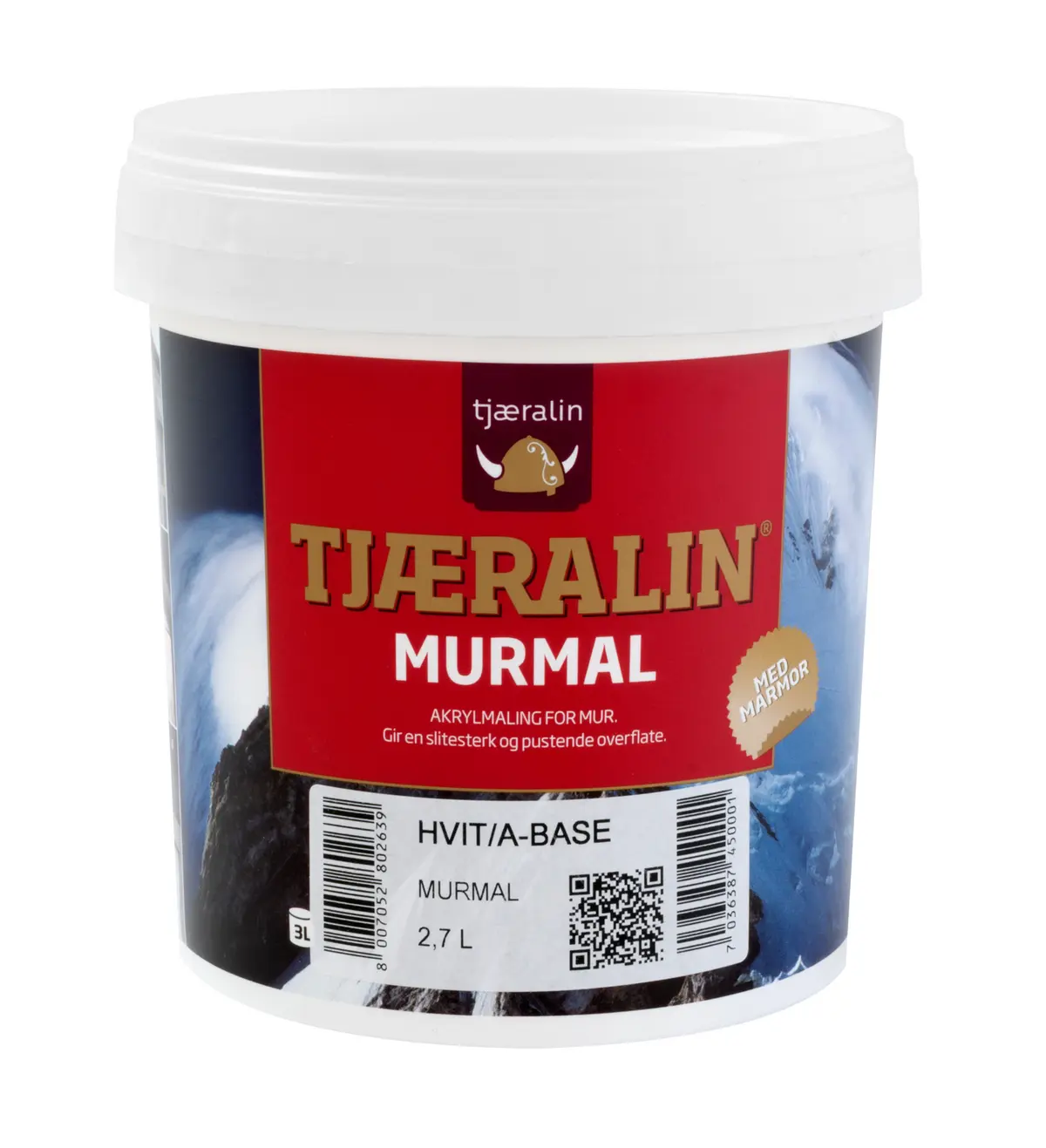 Tjæralin Murmal Hvit/a-base 9l
