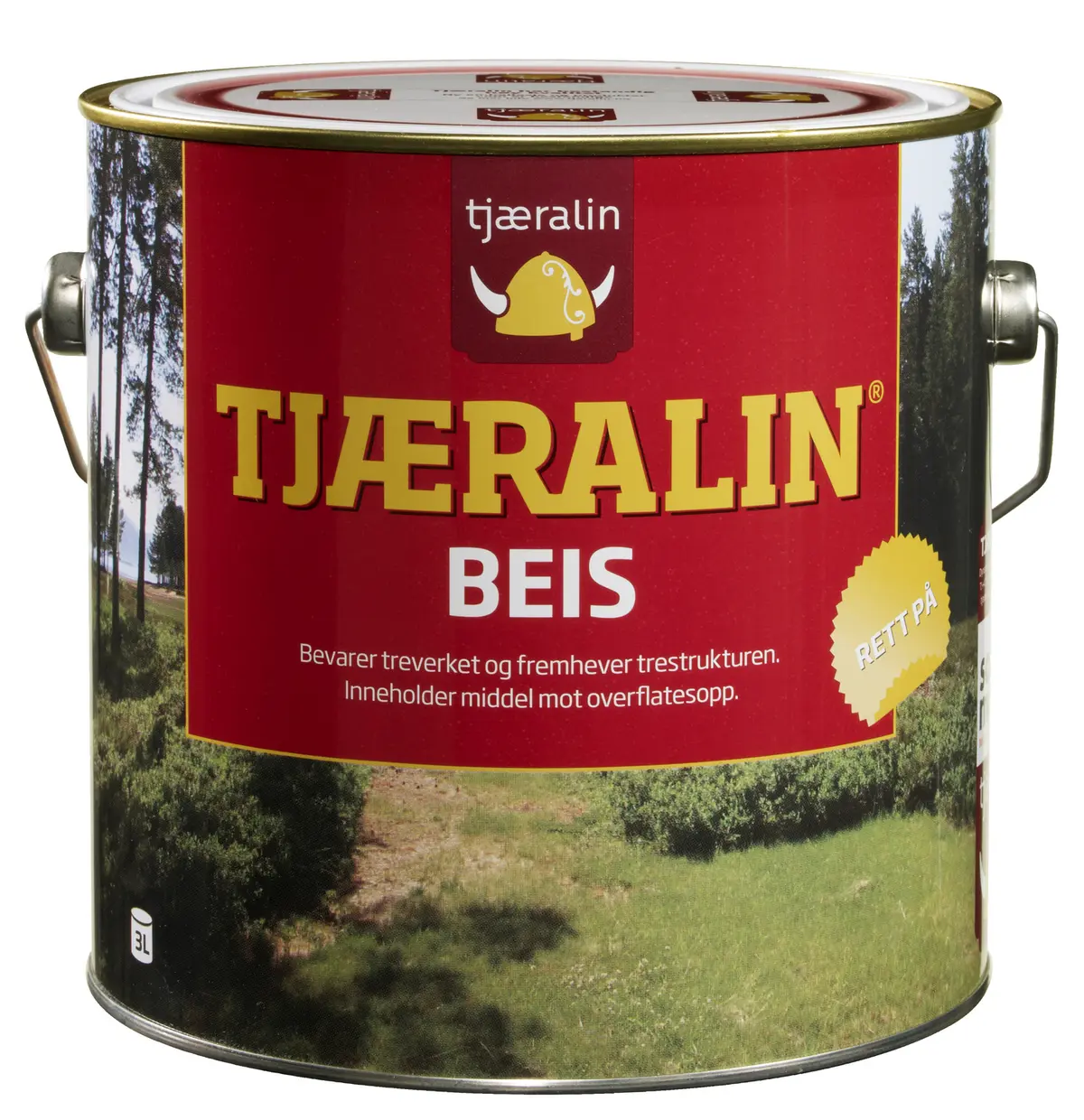 Tjæralin Transparent Rød Base 2,7l