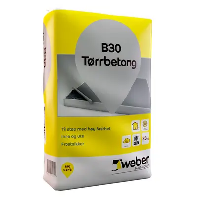 Weber B30 Tørrbetong 25kg S