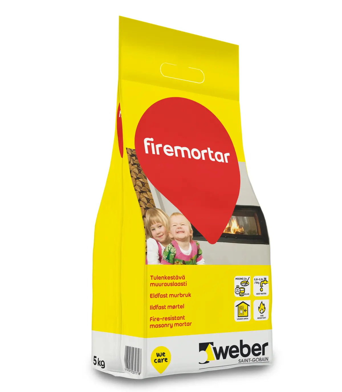 Weber Fire Mortar 5kg Ildfastmørtel