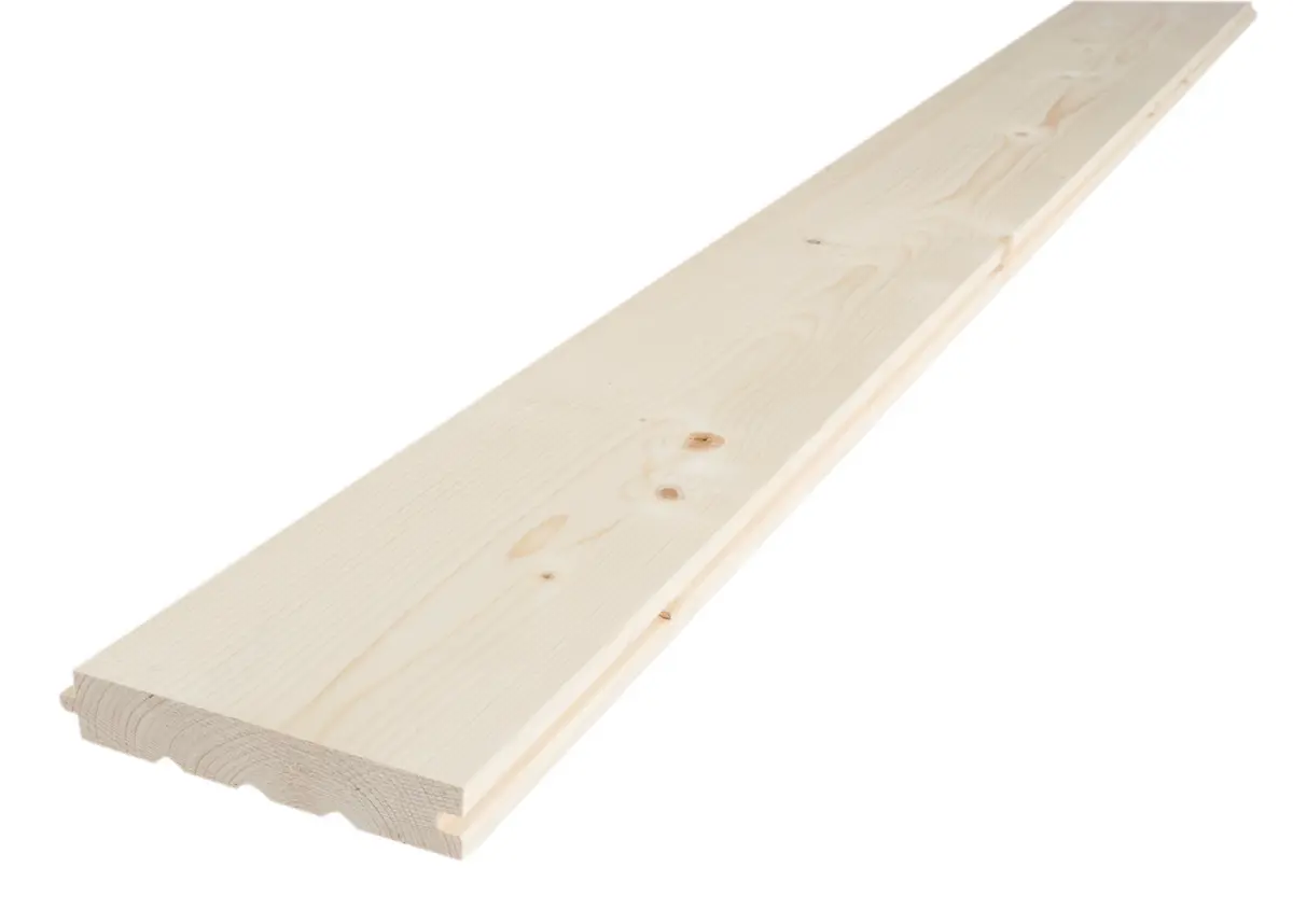 Heltregulv Gran 25x142 Natur Arctic - Moelven