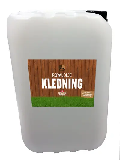 Royalolje Kledning Brun 25 L