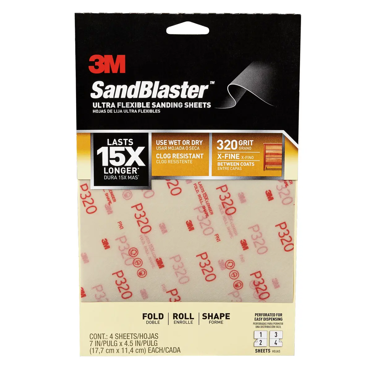 Slipeark Sandblaster 2x P220 - 3m