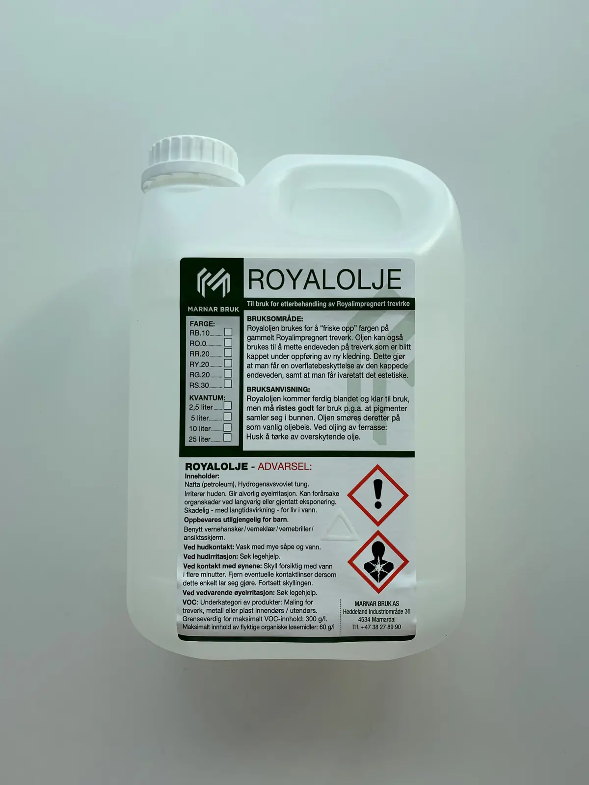 Royalolje Rb 10 Brun 2,5 L