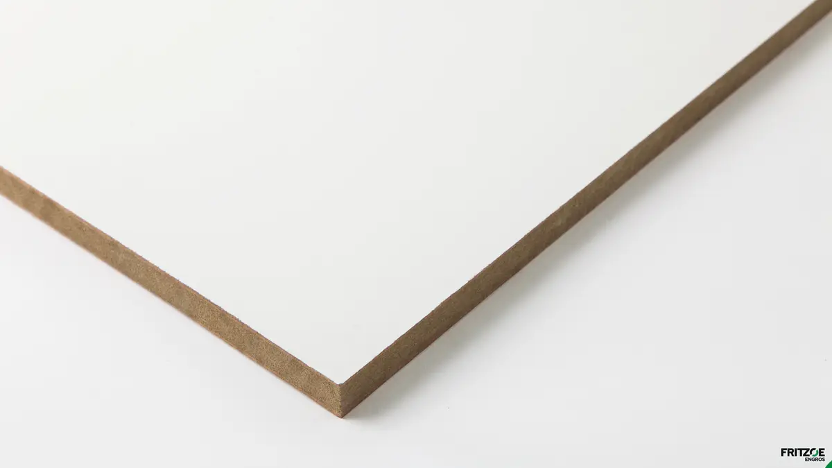 Mdf Fibraplast H Hvit 19x2800x1830