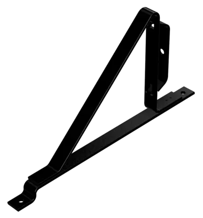 Konsoll Stålpanne 35cm Sort