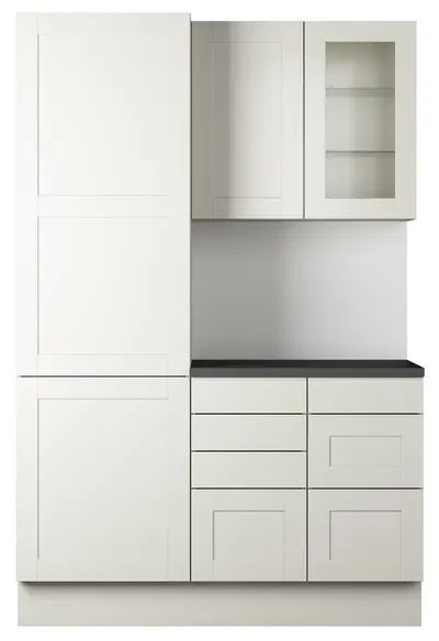 Vitrinedør 396x700 Sigun Kl Hvit