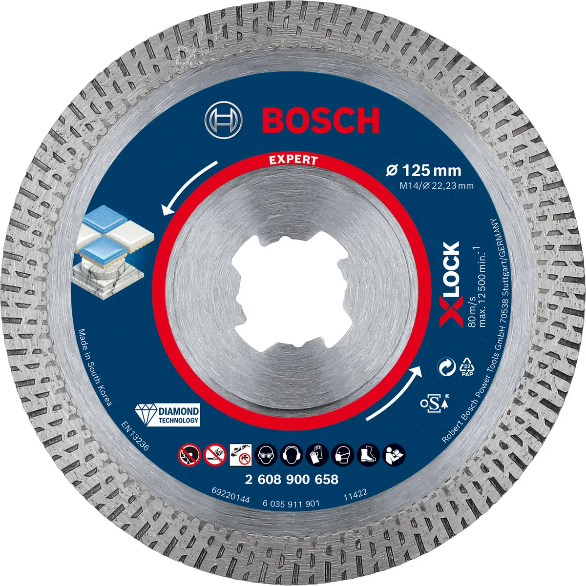 Diamantskive Xl Hardceramic 125mm