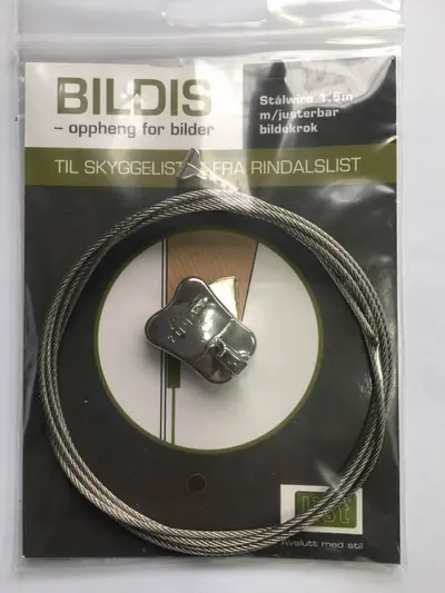 Oppheng Bildis Stålwire 1,5m