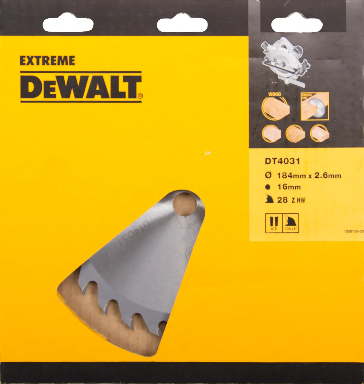 Sagblad 184x16x28t Dt4031 Dewalt