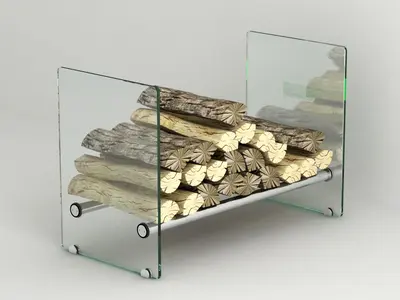 Vedstabler I Glass 400x600x300 8mm