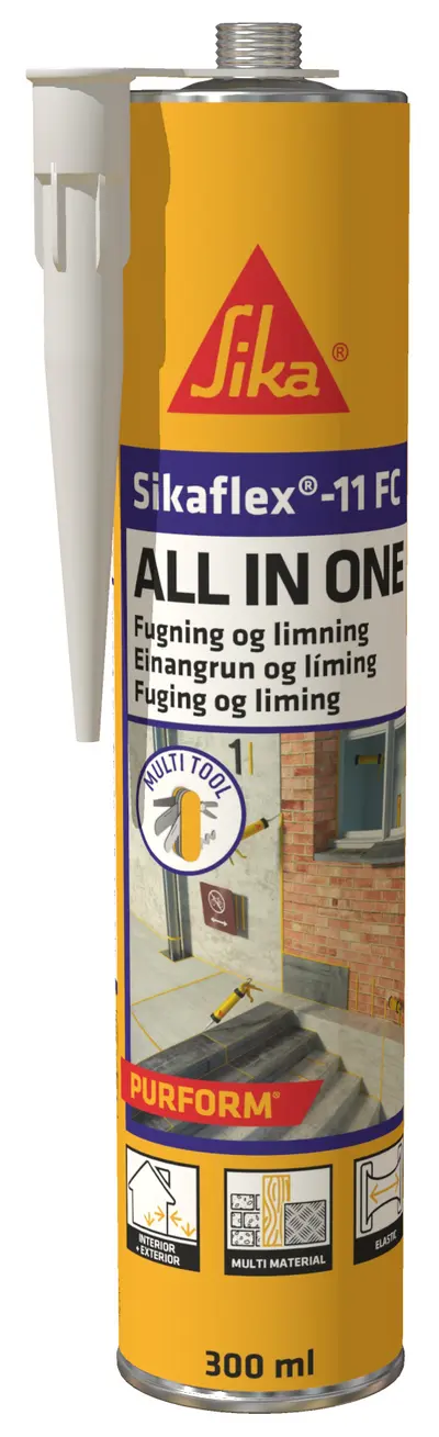 Fug Og Lim Sikaflex-11fc White 0,3l