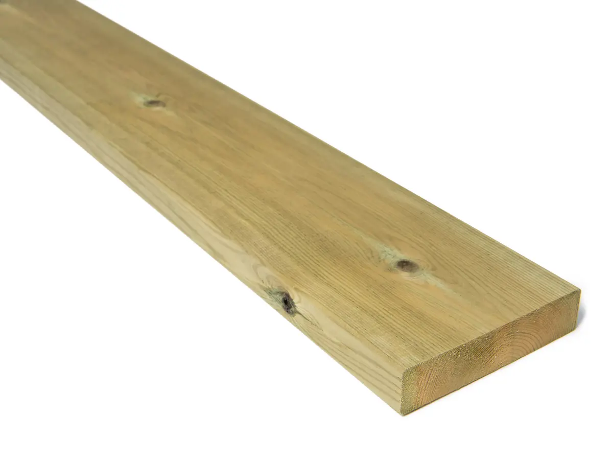 Terrassebord Furu 28x120x5400 Cu Impregnert Kl 1
