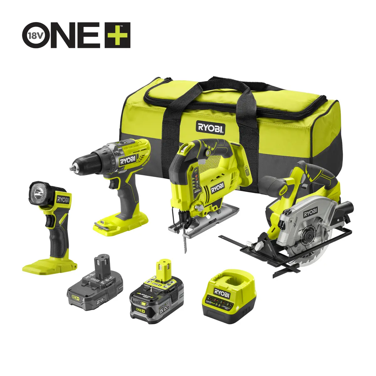 Håndverkersett Rck184a-252s - Ryobi