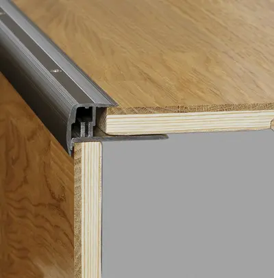 T-list Sand Aluminium 180cm 7-17mm