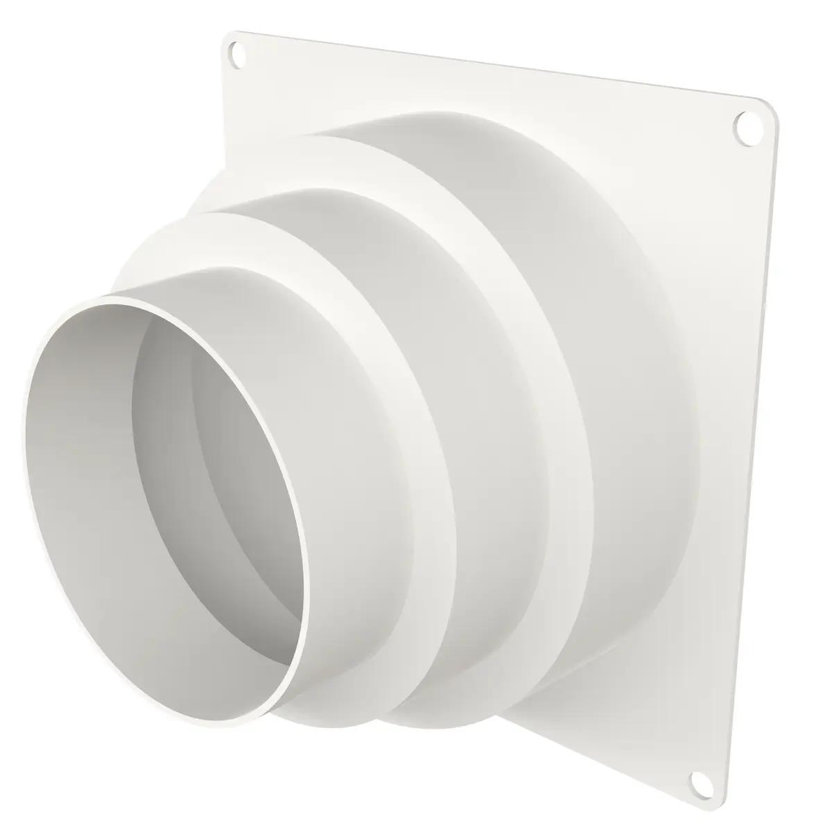 Overgangsstykke Plast 4"-6"
