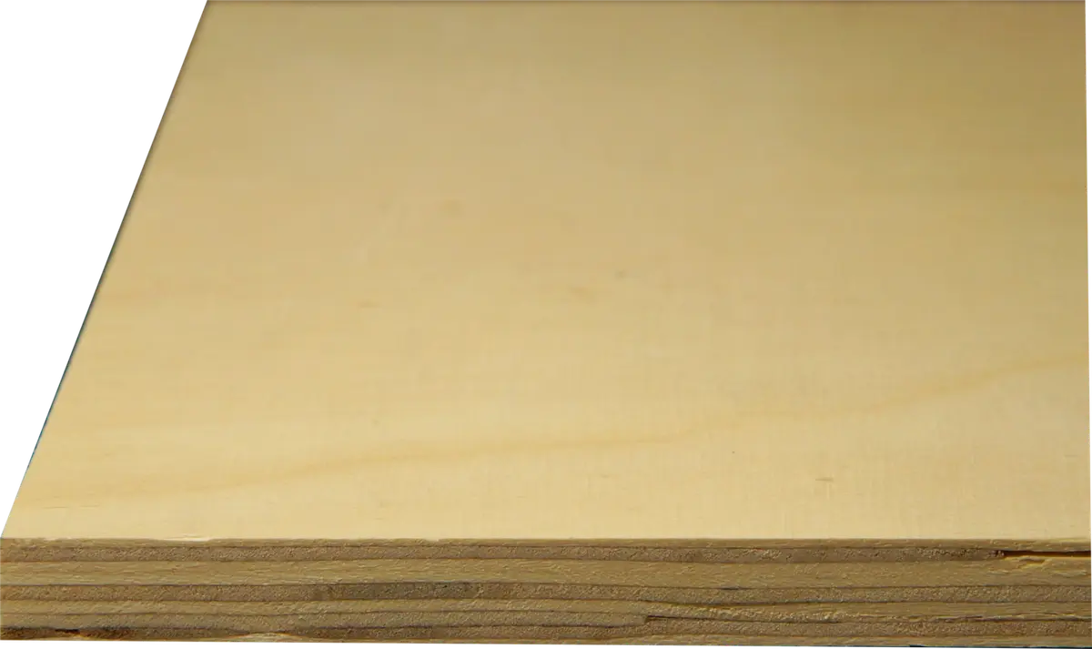 Kryssfiner Plate Poppel 15x2440x1220 B/c - Byggform
