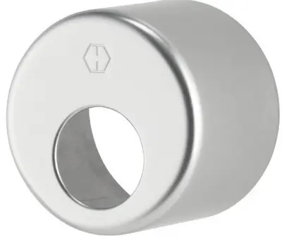 Sylinderdeksel Sølv F1 13mm