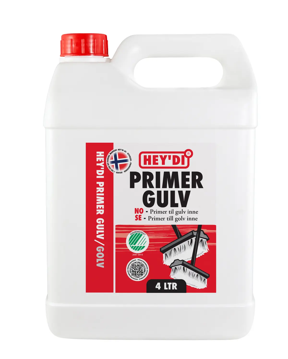 Heydi Primer Gulv 4 Ltr Primer