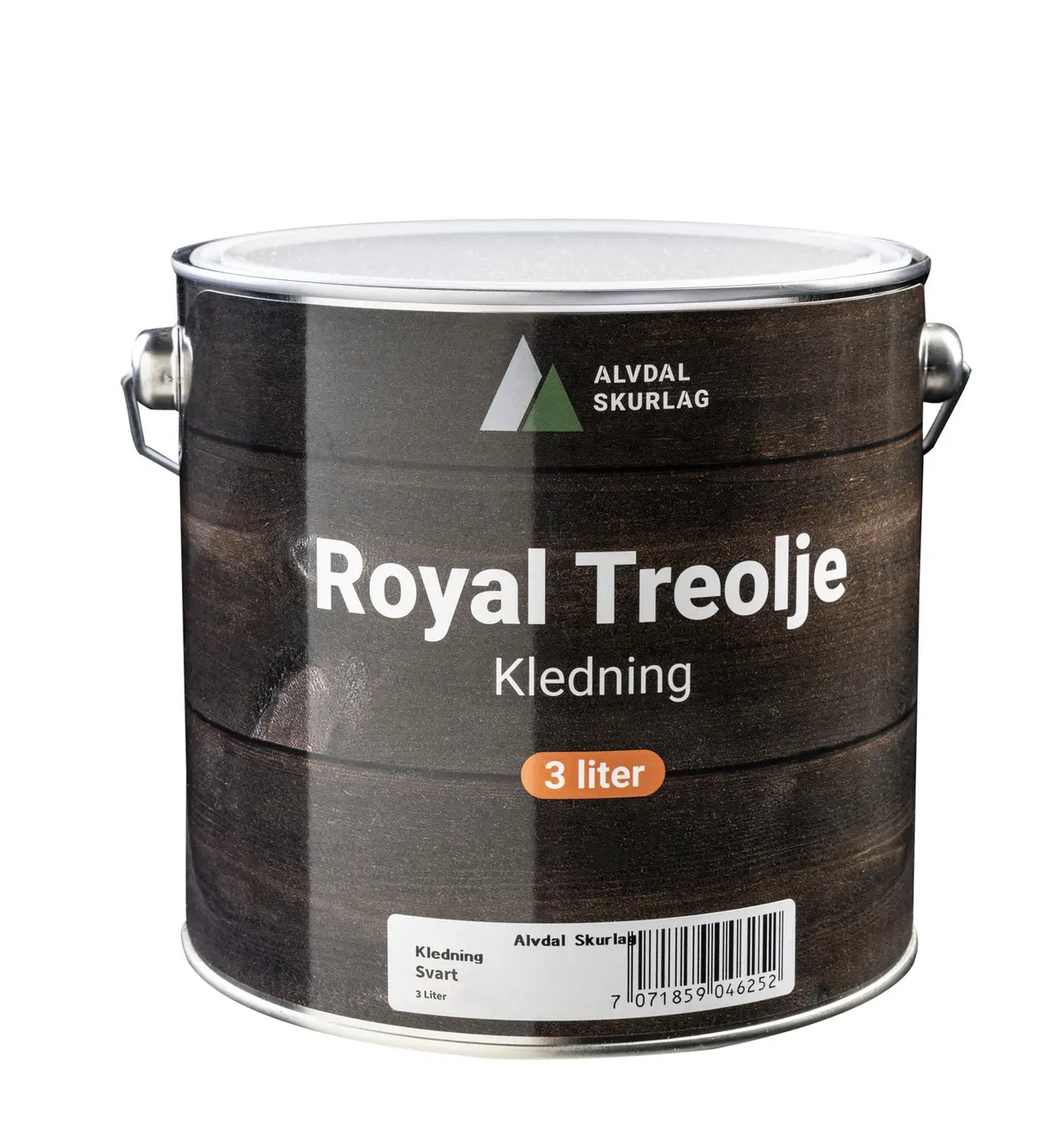 Alvdal Royalolje Kled Svart 3l