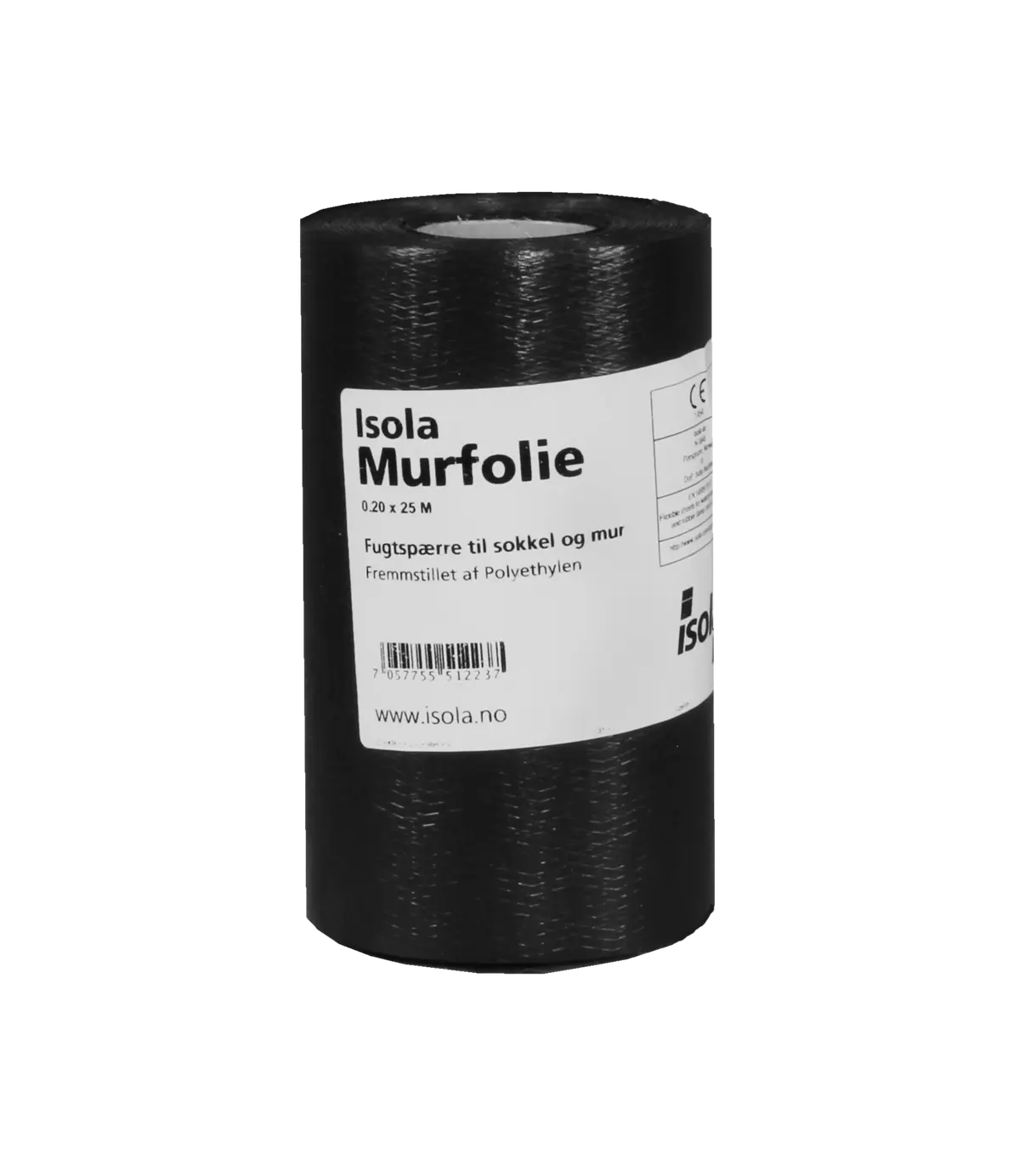 Murfolie 0,20x25m Isola