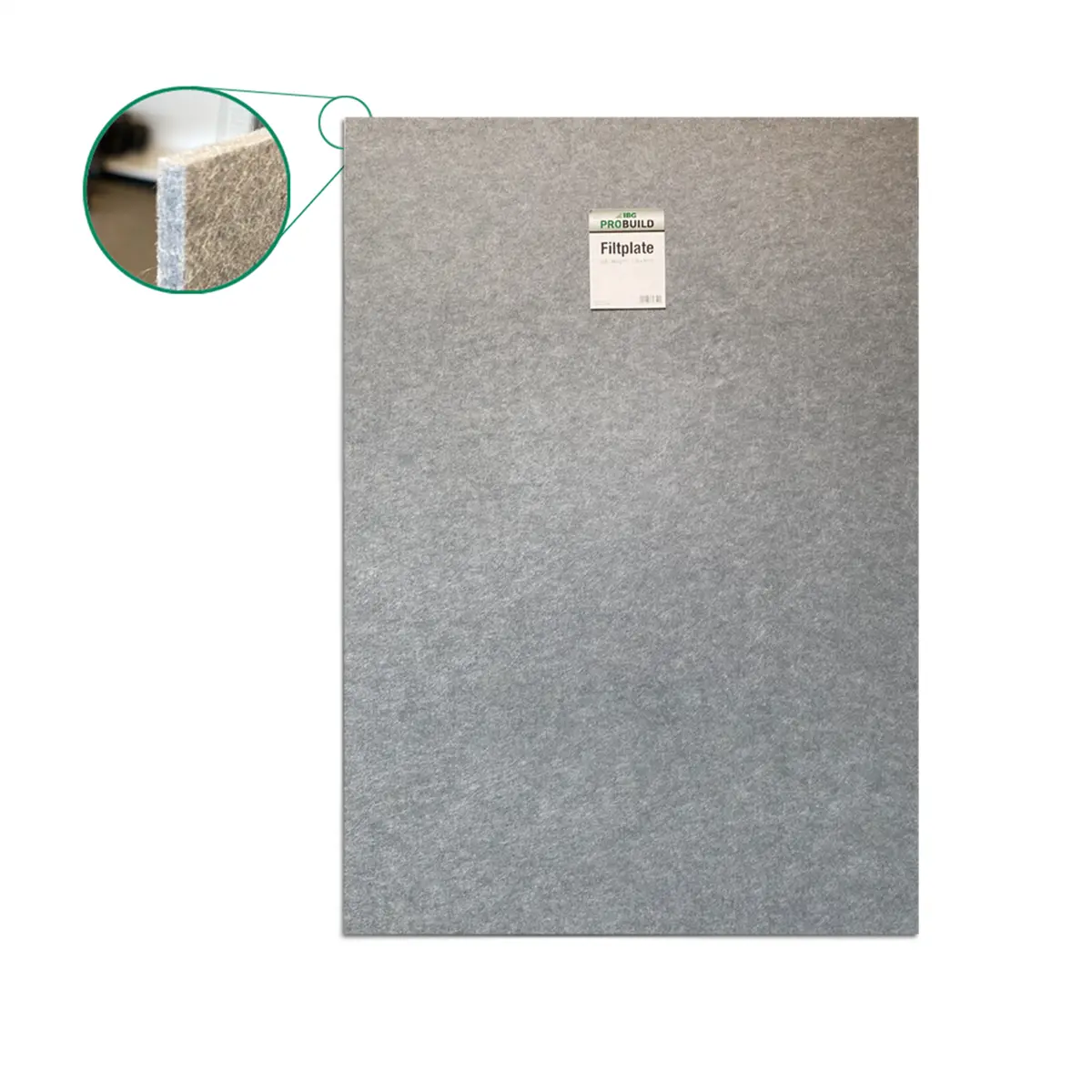 Filtplate Grå 5mm 1,2 X 0,8m 860g/m