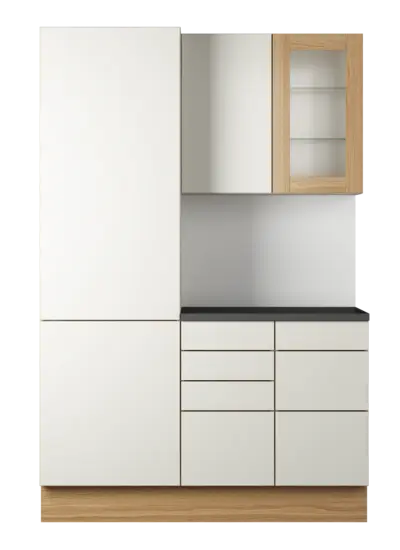 Dør 596x1948 System Kl Hvit/eik