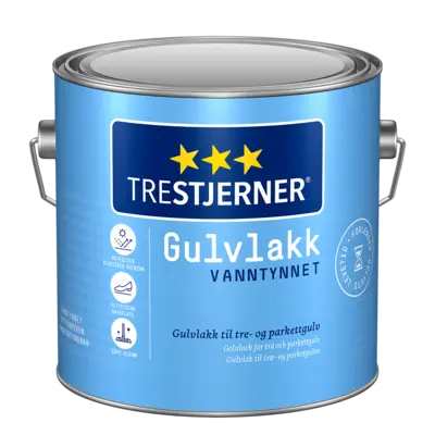 Trestjerner Gulvlakk Silkematt 3l