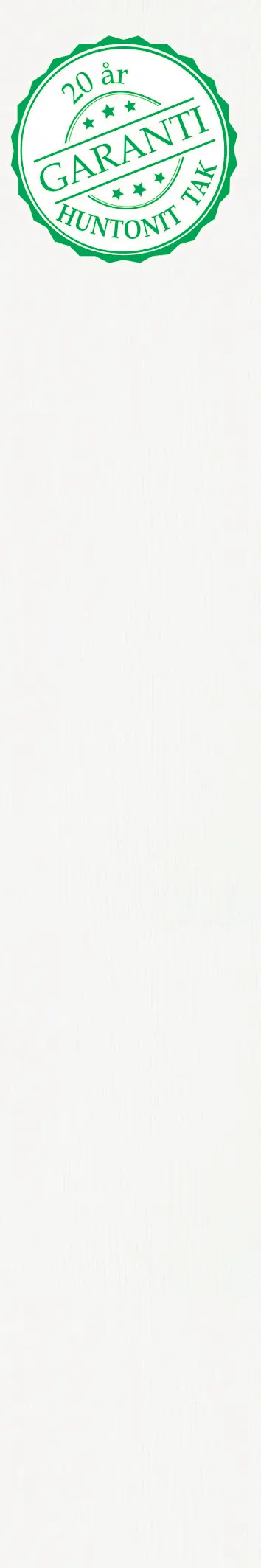 Takplate Trefiber Symfoni 11x280x1800mm Hvit - Huntonit