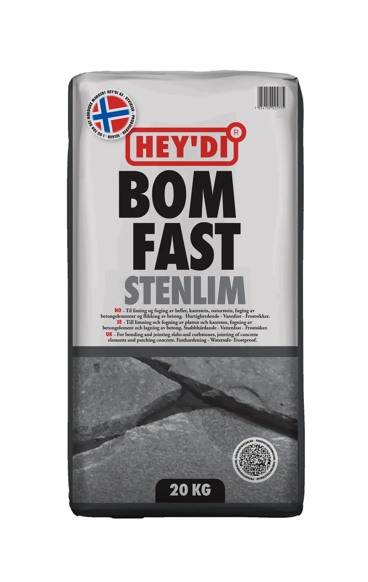 Heydi Bom Fast 20kg Klebemørtel