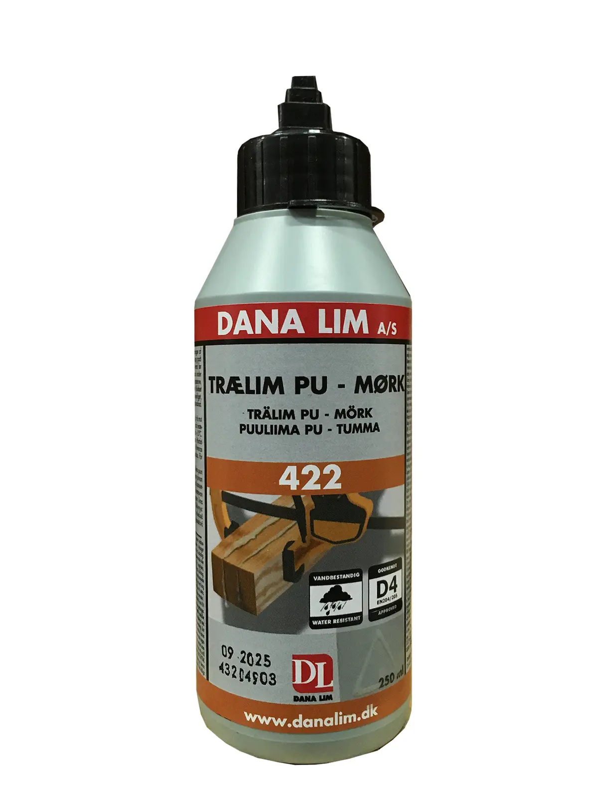 Trelim Pu Mørk 422 250ml