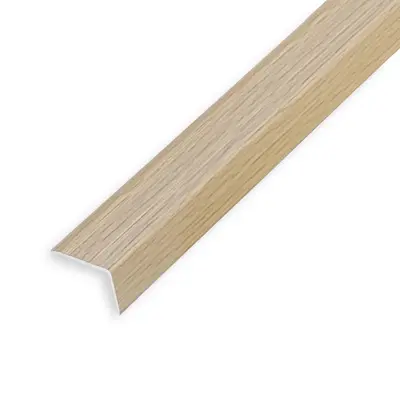 Trappenese 9.1 Eik Hvit 25x20mm 2m