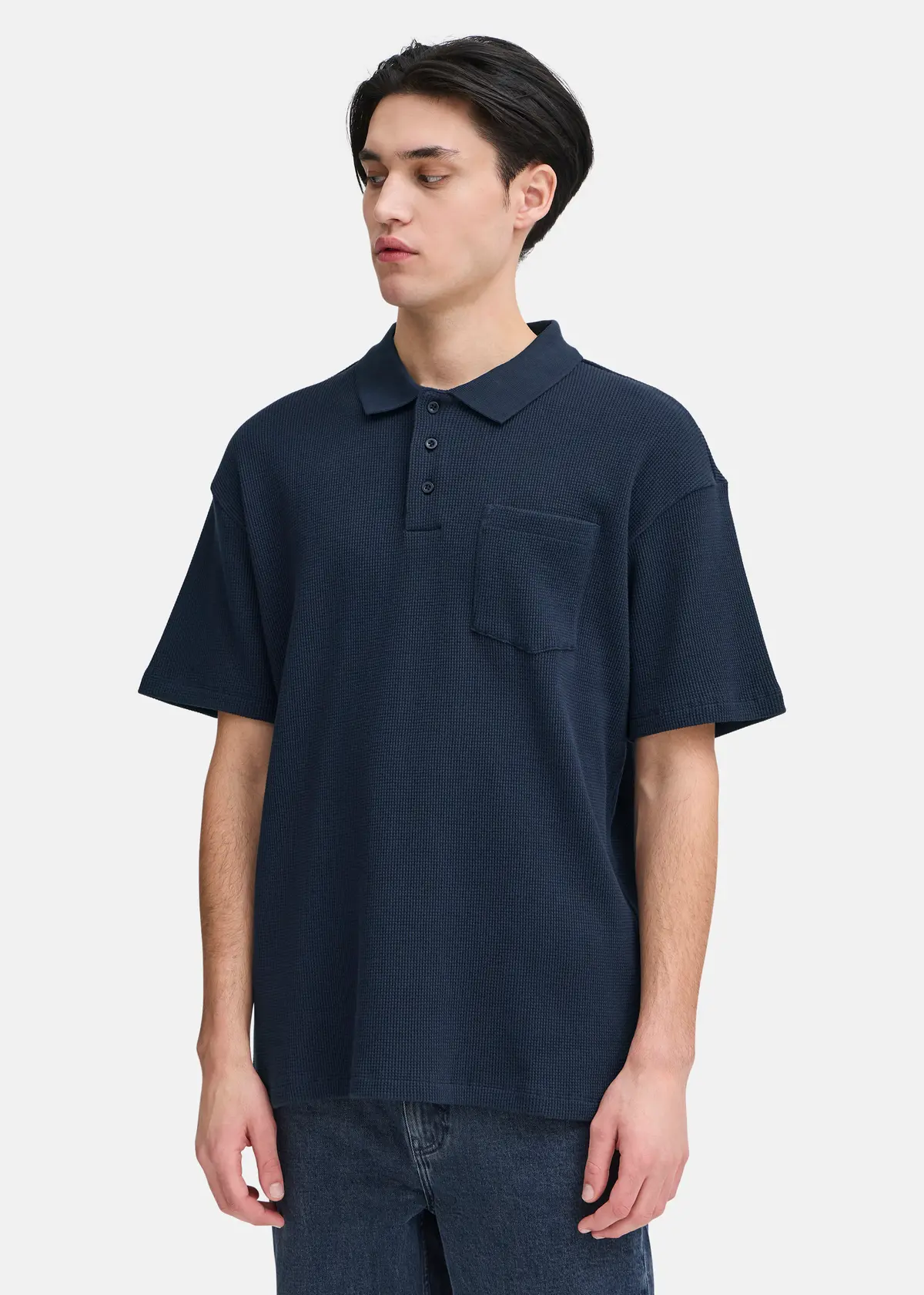 CFCAMERON 0210 waffle polo