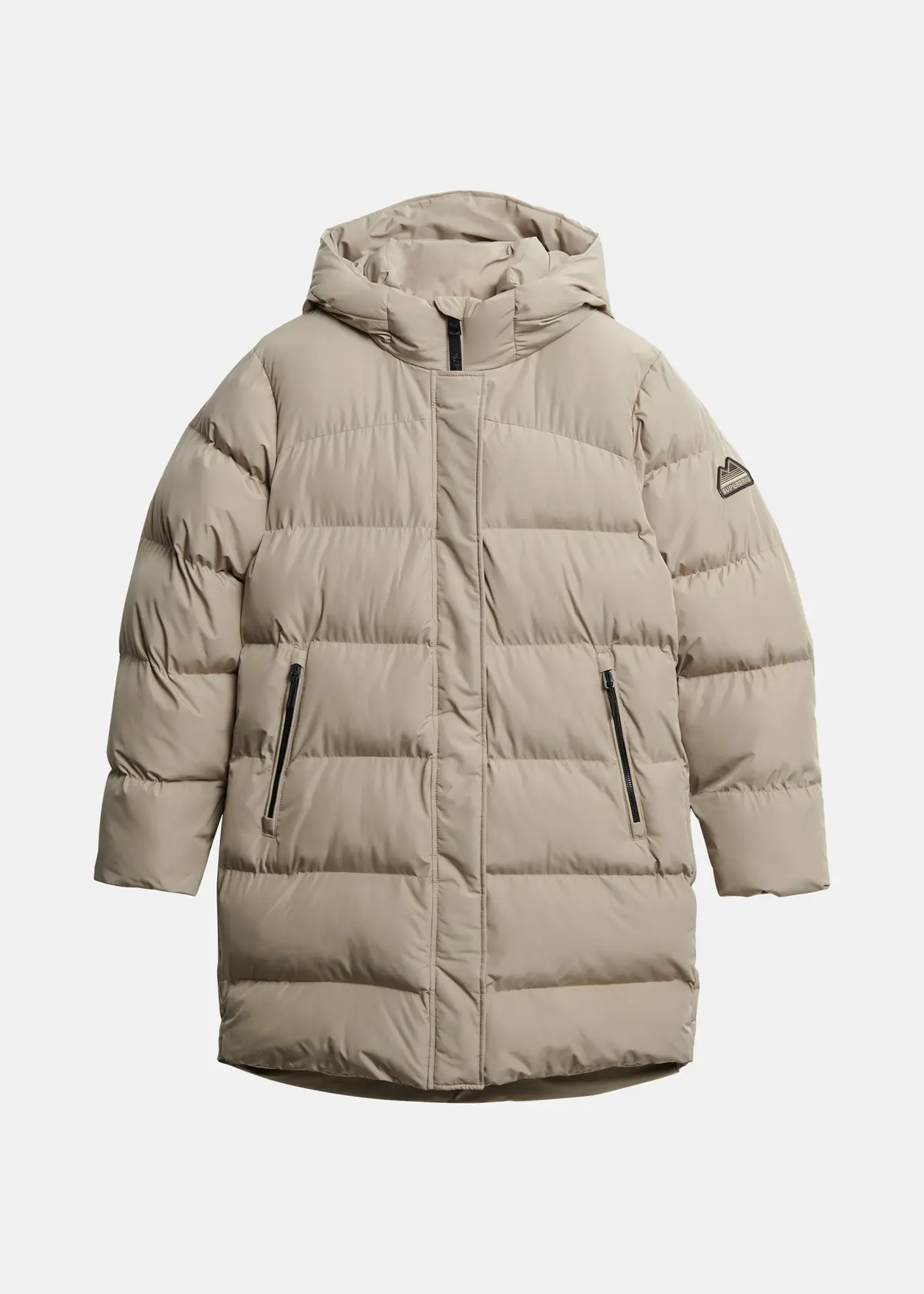 HOODED SPORTS PUFFER MID JKT