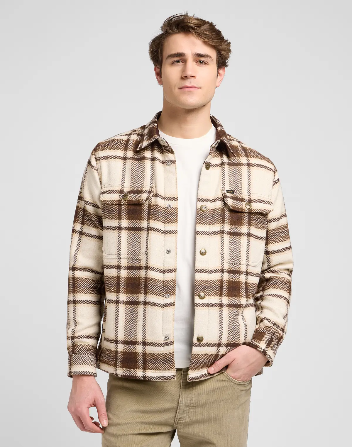 RELAXED_OVERSHIRT ARABICA_PLAI