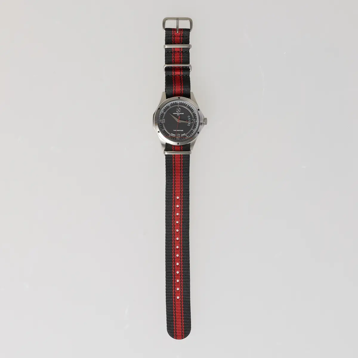 Oktan Silver Black And Red Stripe