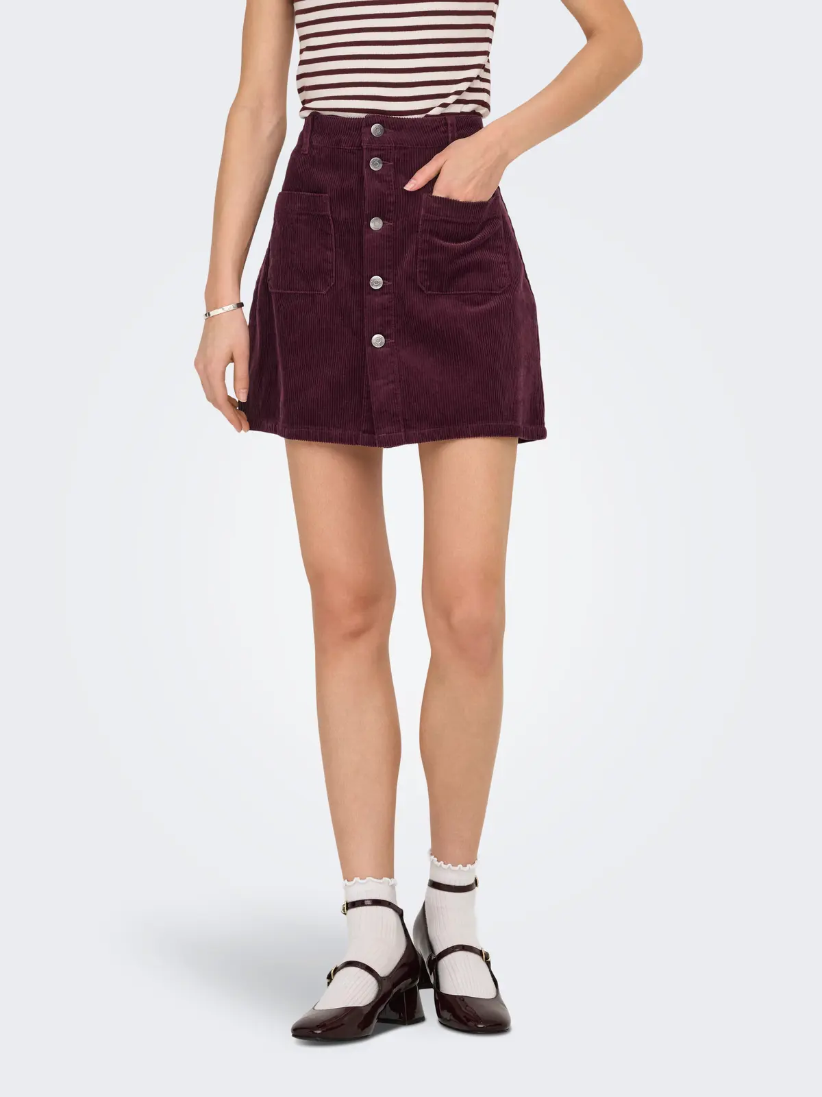 JDYSHIRAZ CORDUROY SKIRT PNT N