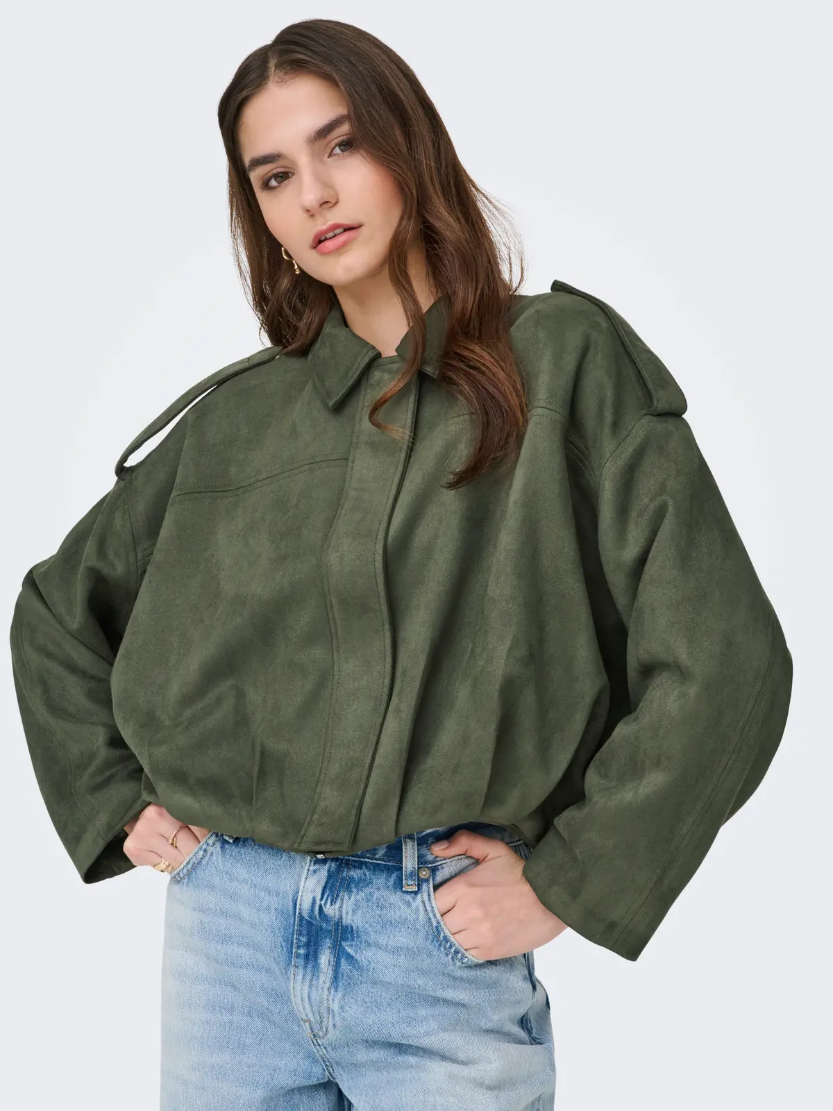 JDYNIA FAUX SUEDE BAT JACKET O
