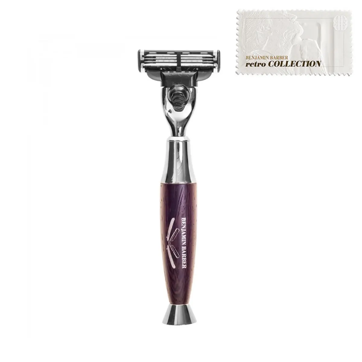 Benjamin Barber Barberhøvel Marquise Mach3 - Retro Collection