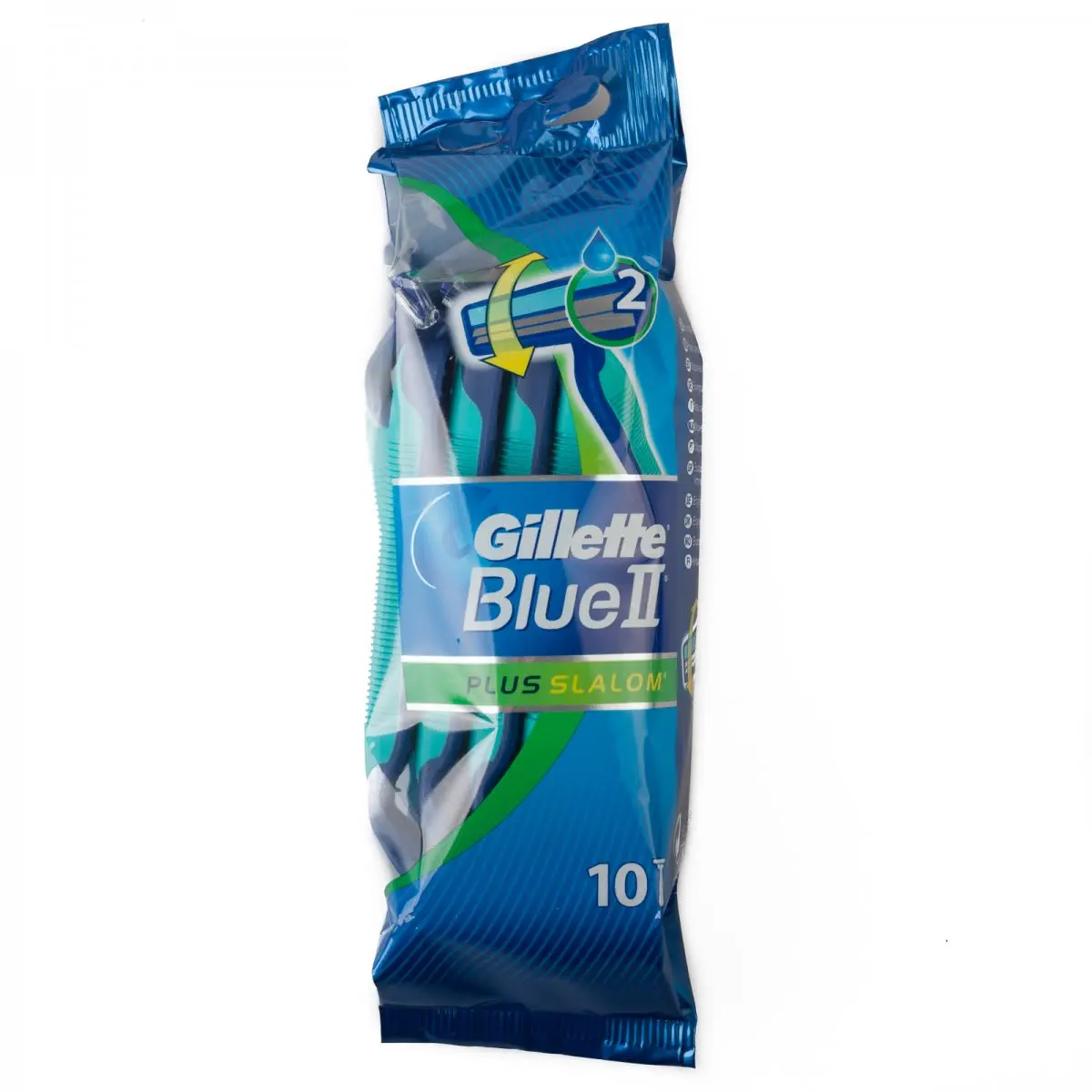 Gillette Blue2 Plus Slalom Engangshøvler 10-pack