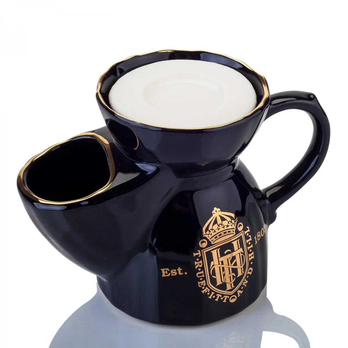 Truefitt & Hill Slate Shaving Mug (Svart porselen)