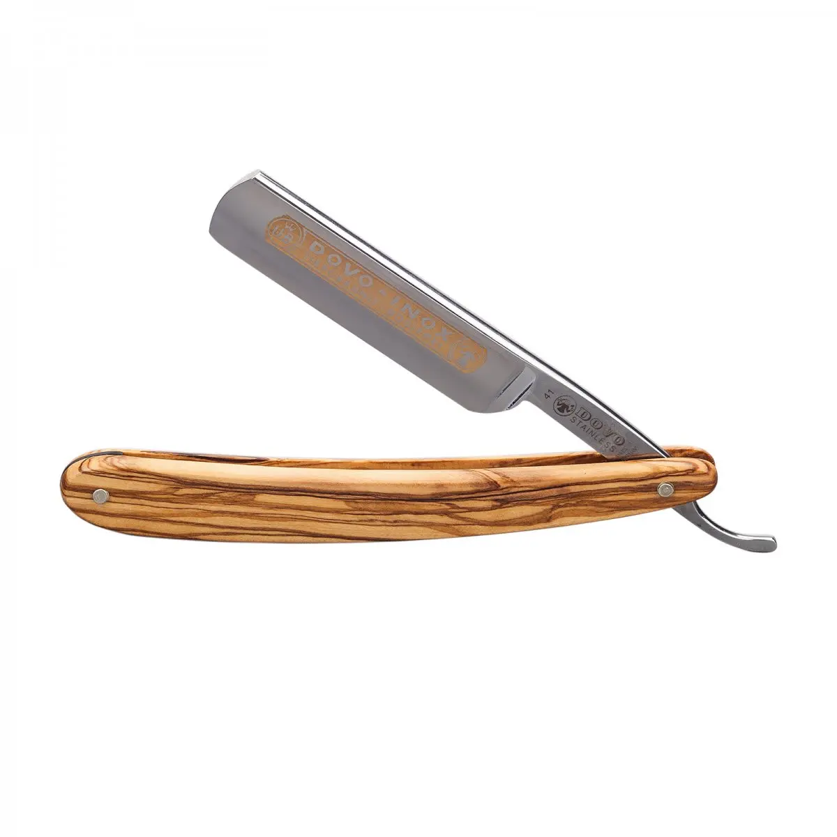 Dovo Barberkniv med skaft i oliventre